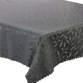 Abrosz Foltálló Asztal Sötét Szürke Grafit Levelek 140x320 cm