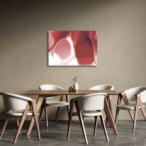 Kép - Piros absztrakt virág N⁰3 (70x50 cm)