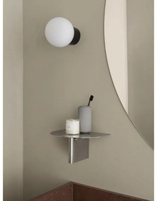 Matt ezüstszínű rozsdamentes acél fali polc 30 cm Oru – Blomus