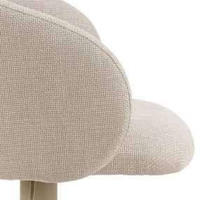 Bézs állítható magasságú karfás bárszék (ülésmagasság 86 cm) Eleanor – Actona