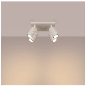 Krémszínű spotlámpa 25x25 cm Gleam – Sollux