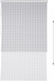 Zuhanyfüggöny 140x240 kockás relaxdays