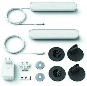 Philips - 2x LED RGB állítható asztali lámpa Hue AMBIANCE LED/6W/230V fehér