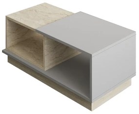 Dohányzóasztal Consept - Travertine, Grey