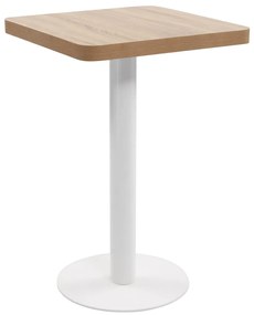 Világosbarna MDF bisztróasztal 50 x 50 cm