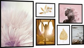 Készlet 6db-os Képek Poszterek keretben No. KP003