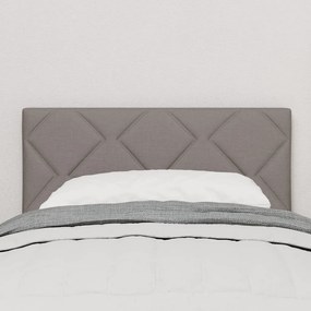 LED Fejtámla Gyémánt Blokk Design Taupe 80 cm Szövet