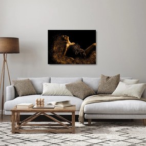 Kép - Egy nő aranyból (üvegen) (70x50 cm)