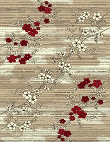 Ciceró krém virágos futószőnyeg 80 cm széles tekercses