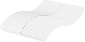 vidaXL fehér H2/H3 keménységű habmatrac 140 x 220 cm
