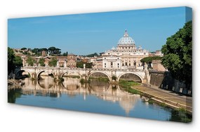 Canvas képek Róma River hidak 140x70 cm