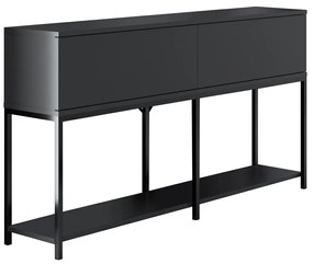 Konzolasztal Lord - Anthracite, Black