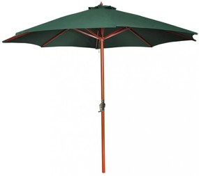 zöld napernyő 258 cm