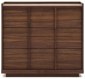 Barna komód diófa dekorral 100x78x50 cm Onix – Kave Home