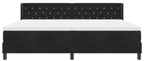 Boxspring Ágy Matrac Káprázatos Fekete 200x200 cm