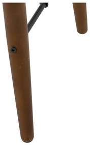 Fekete fém konzolasztal 38x120 cm Oslo – Ixia