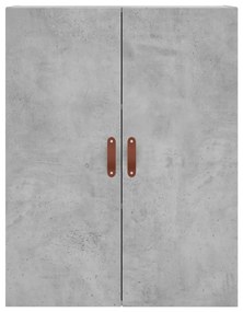 2 db betonszürke faliszekrény 69,5 x 34 x 90 cm