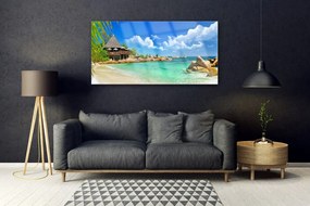 Üvegfotó Strand, tenger, táj 120x60cm