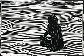 Poszter 30x20cm Összetett Fluid vonalak