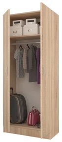 USI Gardróbszekrény 2 ajtós SONOMA 2 cs. N