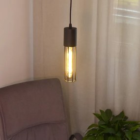 Csillár zsinóron MELODY 1xE27/15W/230V fekete