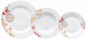 Asztali edények, 18 db, Tognana, Olimpia Gilda, porcelán, sokszínű