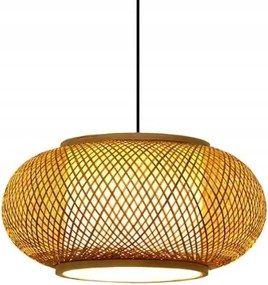 Mennyezeti Lámpa Függő Bambusz Boho Ratan Fa