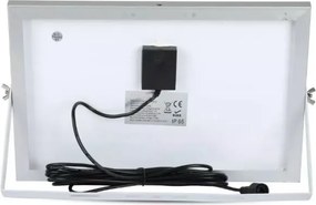 LED állítható fényerejű napelemes reflektor 12W/3,2V 6000K IP65 + DO