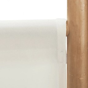 4 paneles összecsukható bambusz és vászon térelválasztó 160 cm