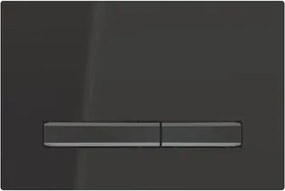 Geberit Öblítőgomb Sigma 50 Fekete/fekete Króm