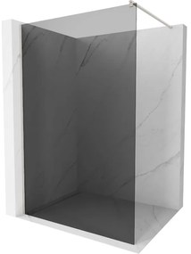 Mexen Kioto, Walk-In zuhany paraván 80 x 200 cm, 8mm szürke üveg, csiszolt acél profil, 800-080-101-97-40