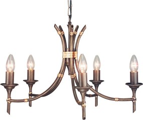 Elstead Lighting BAMBOO BB5-BRZ-PATINA Csillár 5x60W/E14