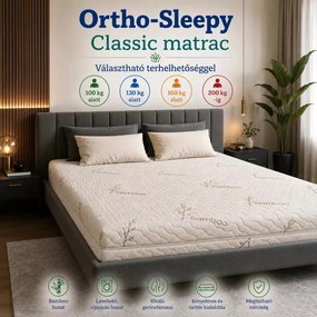 Ortho-Sleepy High Memory 20 cm magas ortopéd vákuum matrac 2 cm memory Bamboo huzattal
