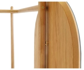 Tripod tölgyfa előszoba bútor tükörrel - Woodman