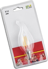 Meleg fehér izzó E14, 4 W Windstorkerze – Trio