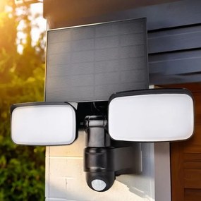 Solight WO7203 - LED napelemes reflektor érzékelővel LED/9W/3,7V 3600 mAh IP54