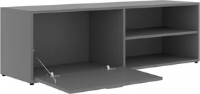 szürke szerelt fa TV-szekrény 120 x 34 x 37 cm
