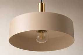 LATTE kábeles csillár 3xE27/60W/230V bézs/fekete/arany