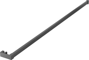 Mexen törölközőtartó zuhanyfalra, gun grey csiszolt - 800-06-66