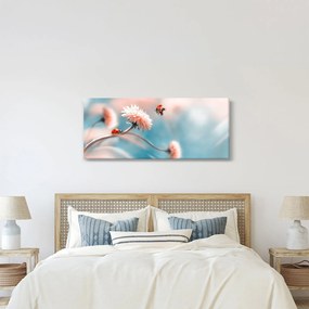 Kép - Katicabogarak a virágon (120x50 cm)