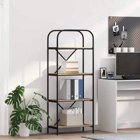 Könyvespolc sonoma tölgy 60 x 30 x 146 cm Faanyag