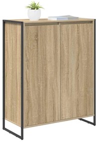 Cipőszekrény tárolóval ajtóval Sonoma 79 x 36 x 100 cm Faanyag