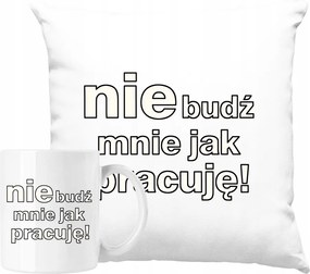 Bögre szett Párna Ne ébressz fel a munkahelyeden fun Ajándék ötlet