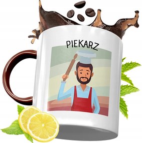 Bordó Bögre Péknek Születésnapra Ajándék fényképes nyomattal