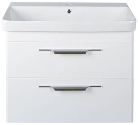 TMP LUX 80 fali fürdőszobabútor - Sanovit LUXURY - 11080 mosdóval - 80,5 x 46 cm