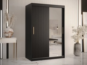 Ruhásszekrény 2 120 Tumba (fekete). 1070545