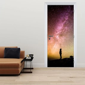 Fotótapéta ajtóra - Csillagokkal teli égbolt (95x205cm)