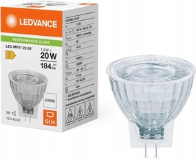 Led izzó Reflektor GU4 MR11 1.8W 20W 184lm 4000K Semleges 36° 12V