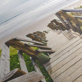Kép - Bejárat a strandra (70x50 cm)