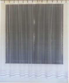 Mg Függöny 4105 Fehér 370x180 got szalag lengyel K